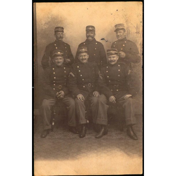 Soldater Aarhus - Fotokort 1911 - Brugt