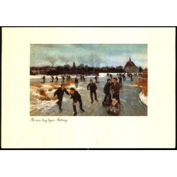 P�  isen bag byen - Faaborg - Kartonkort u/n - Ubrugt