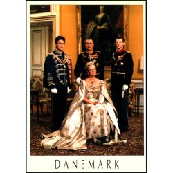 Den Kongelige Familie - Svanen 4 J - 12x17 cm. - Ubrugt
