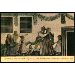 Danske Nationaldragter - 5 - R. Petersens Kalkmalerier i Grundtvigs Hus - V. Tryde - Brugt