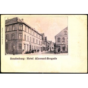 Sonderborg : Hotel Alssund - Brogade - Ludwig Ahrens Forlag u/n - Ubrugt