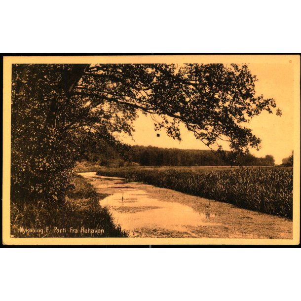 Nyk�bing F. - Parti fra Kohaven -  V. Kristoffersens Bogh. 38937 - Ubrugt