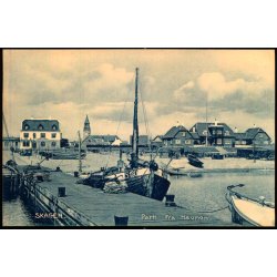 Skagen - Parti fra Havnen -  Laurits Schjeldes Bogh. 24957 - Ubrugt