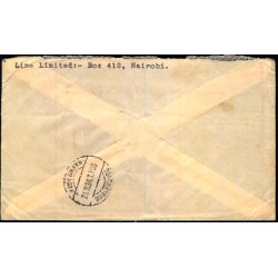 Luftpost Brev fra Kenya til Danmark - 12 - 11 - 36