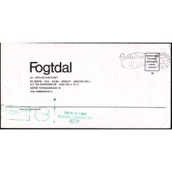 Efterporto - Ufrankeret Brev til Kbenhavn K.  - 1. Feb. 1972