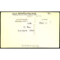 H.M.S. Newfoundland - Fotokort u/n