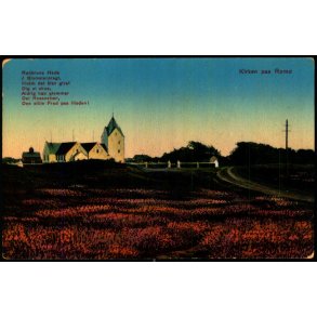 Kirken paa R�m� - W. Sch�tzack 5518 - Ubrugt