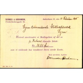 Tvermoes & Abrahamson - Kbh.K.  - u/n - Brugt