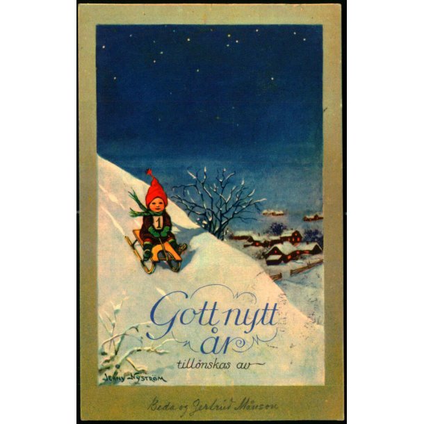 Jenny Nystrm - Gott Nytt r - Alex Eliasson - Stockholm u/n - Brugt 