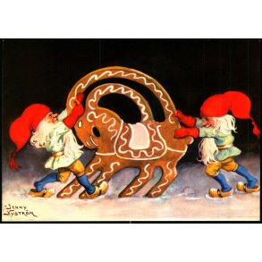 Jenny Nystrm - God Jul - Gott Nytt r - Eliasson u/n - Ubrugt