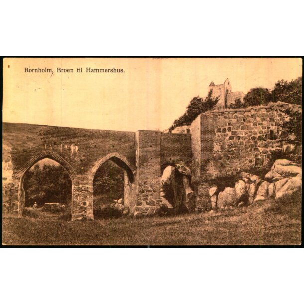 Bornholm - Broen til Hammershus - Frits Srensens Bogh. 598 - Brugt