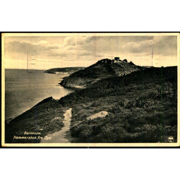 Bornholm - Hammershus fra Syd - Alex Vincent 3 - Brugt