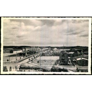 Udsigt fra Statssskolen mod �st - Lyngby - Petersens Bogh. 72046 - Ubrugt - Har v�ret kl�bet op !