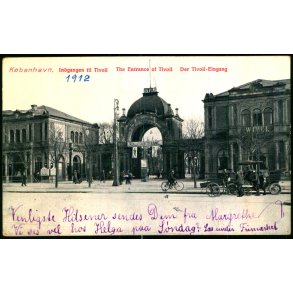 Kbenhavn - Indgang til Tivoli - u/n - Brugt - Hjrne Fold !