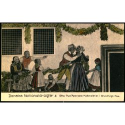 Danske Nationaldragter - 5 - R. Petersens Kalkmalerier i Grundtvigs Hus - V. Tryde - Ubrugt