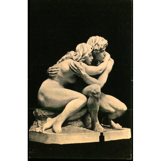 K�benhavn - Statens Museum for Kunst - Adam og Eva - B. M�ller og Co. 592 - Ubrugt