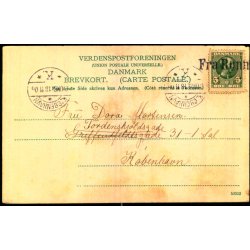 Fra Rnne - Postkort 18 - 11 - 06 - Til Kbenhavn - Svagt Hjrne !