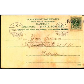 Fra Kjbenhavn - Postkort 25 - 5 - 11 - Til Allinge - Bornholm