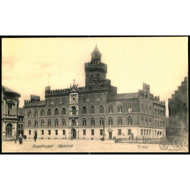 Raadhuset - Odense - H.H.O. 653 - Ubrugt