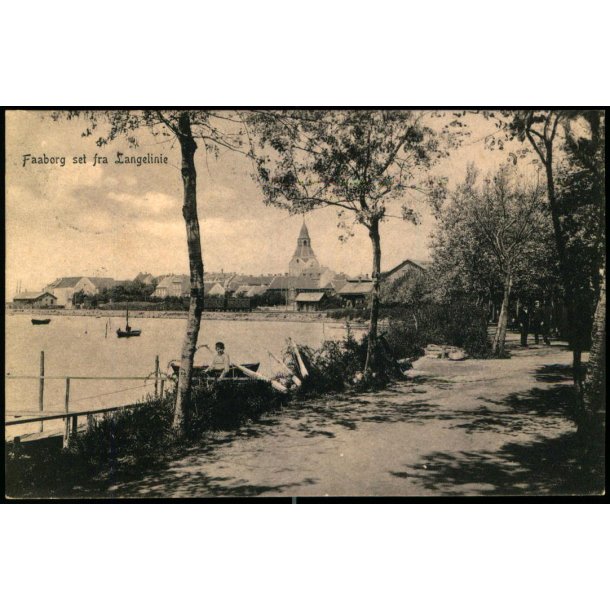 Faaborg set fra Langelinie - Peter Alstrup 3872 - Brugt