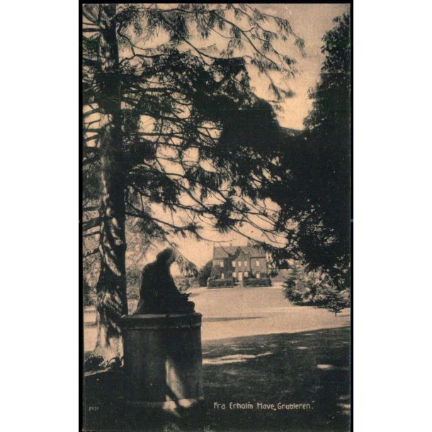 Fra Erholm Have "Grubleren"  - K. Dall Schmidt 2451 - Ubrugt