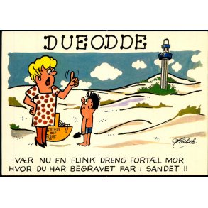 Holbek - Dueodde - Colbergs Bogh. 7075 - Ubrugt