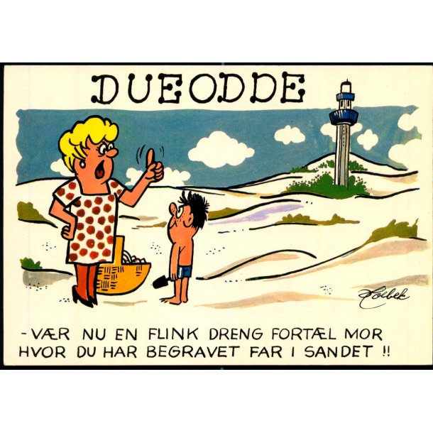 Holbek - Dueodde - Colbergs Bogh. 7075 - Ubrugt