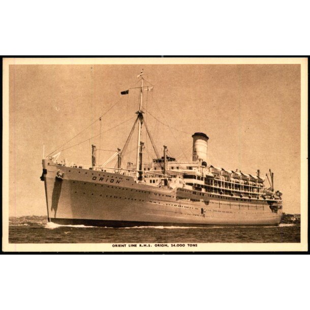 Orient Line R.M.S. Orion - Orient Line u/n - Ubrugt