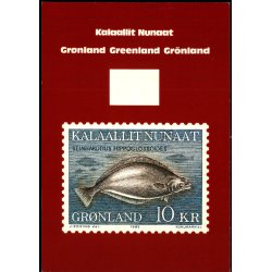Helleflynder - Grnlands Post u/n - Ubrugt