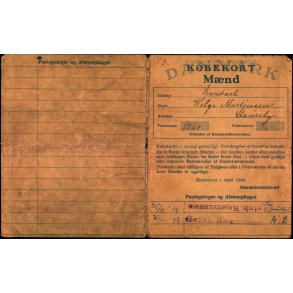 Kbekort - Mnd med Ptegninger - 2 Verdenskrig