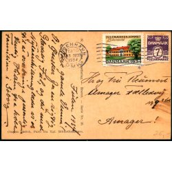 Parti fra Kgl. Biblioteks Have - K�benhavn - Leises 25 - Brugt