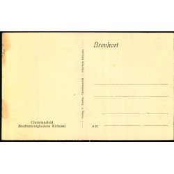 Br�dremenighedens Kirkesal - Christiansfeld  - F. Martin 37 - Ubrugt