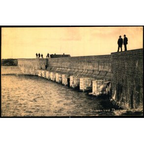 Sluse ved Thorsminde - H. Riegels Bogh. 29074 - Ubrugt