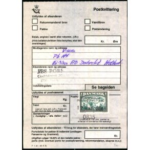 Postkvittering - 17 - 10 - 86