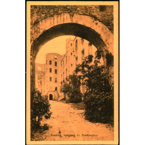 Kolding - Indgang til Koldinghus - Museumsbestyrelsen 1737 - Ubrugt