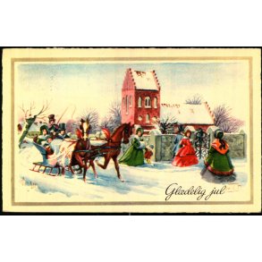 Hans Christian Petersen - Gldelig jul - Serie 57 - Brugt