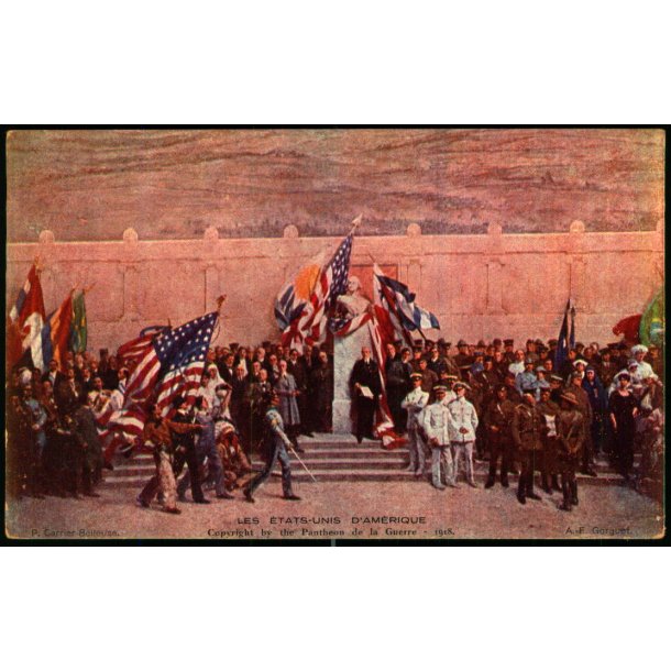 Les Estats Unis Dmerique - 1918 - u/n - Ubrugt