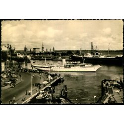 Helsingr - Havnen med Kongeskibet "Dannebrog" - Kai Brammer u/n