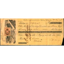 Landmandsbanken Aalborg - Veksel 4693,89 kr. 1908