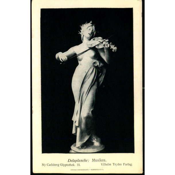 Ny Carlsberg Glyptotek 33  - Delaplanche : Musiken - Vilhelm Trydes Forlag u/n