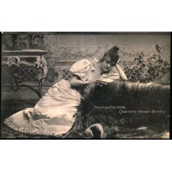 Skuespillerinde Charlotte Wiche Bereny - C.F. u/n - Ubrugt