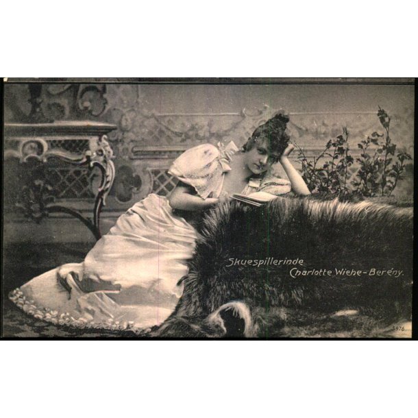 Skuespillerinde Charlotte Wiche Bereny - C.F. u/n - Ubrugt