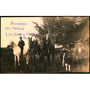Mandskabet paa Oleslund - Ejner - Jacob - Fr�knen - Anders - Fotokort u/n - Ubrugt