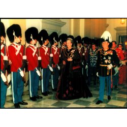 Regentparret - Christiansborg - Regeringsjubilum 1997 - Grnlund 97/115 - 12 x17 cm. - Ubrugt