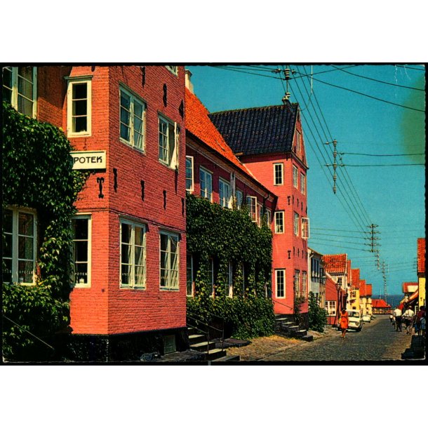 �r�sk�bing - Vestergade med Apoteket 1784 - Creutzs Bogh. 43523/25  - Brugt