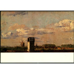 Udsigt fra et vindue p Toldboden til Kastellet - Christian Kbke - Statens Museum u/n