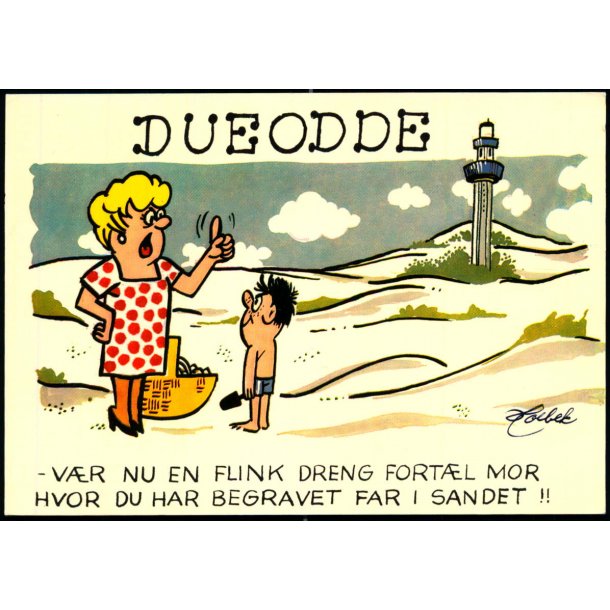  Holbek - Dueodde - Colbergs Bogh. 7075 - Ubrugt