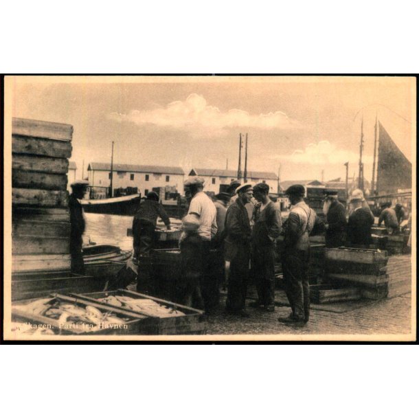 Skagen - Parti fra Havnen - Einer Nielsens Bogh. 90776 - Brugt