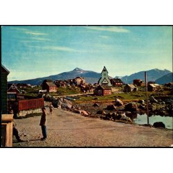 Kirken i Nanortalik og parti fra den gamle havn - KGH 2 - Ubrugt