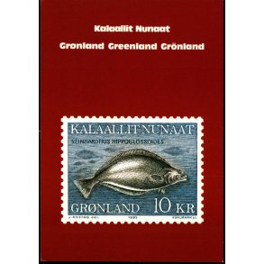 Helleflynder - Grnlands Post u/n - Ubrugt